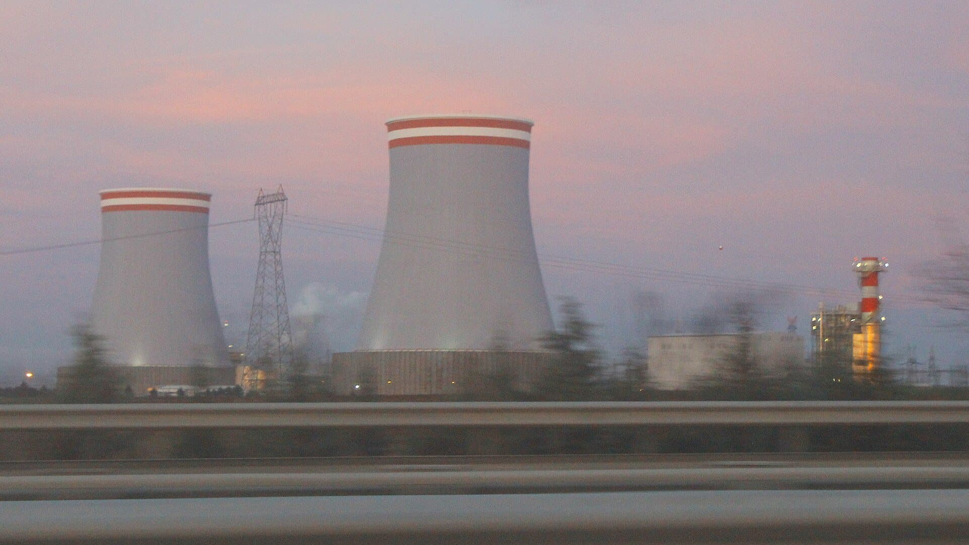 Cooling towers of the Hamitabat combined-cycle power plant, Kırklareli